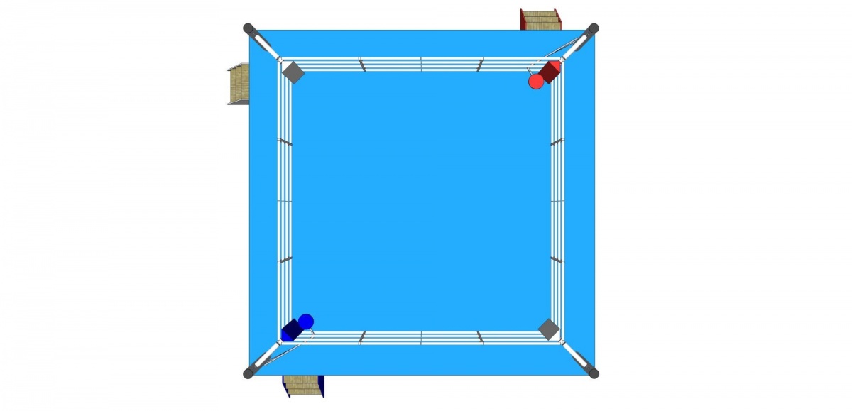 Боксерский ринг схема
